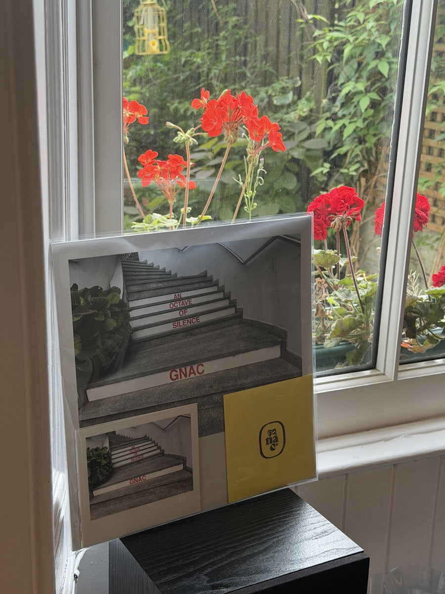 GNAC * An Octave Of Silence * Golden delicious apple green vinyl LP + 5" red "vinyl" deluxe edition of 41